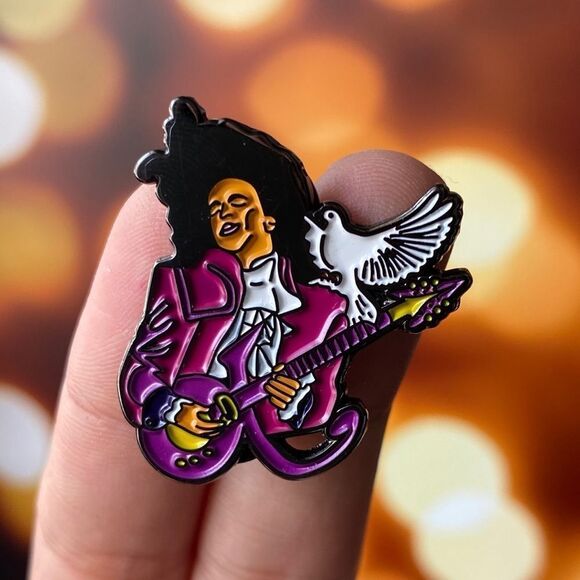 When Doves Cry Prince Enamel Pin/ Brooch - Picture 1 of 6